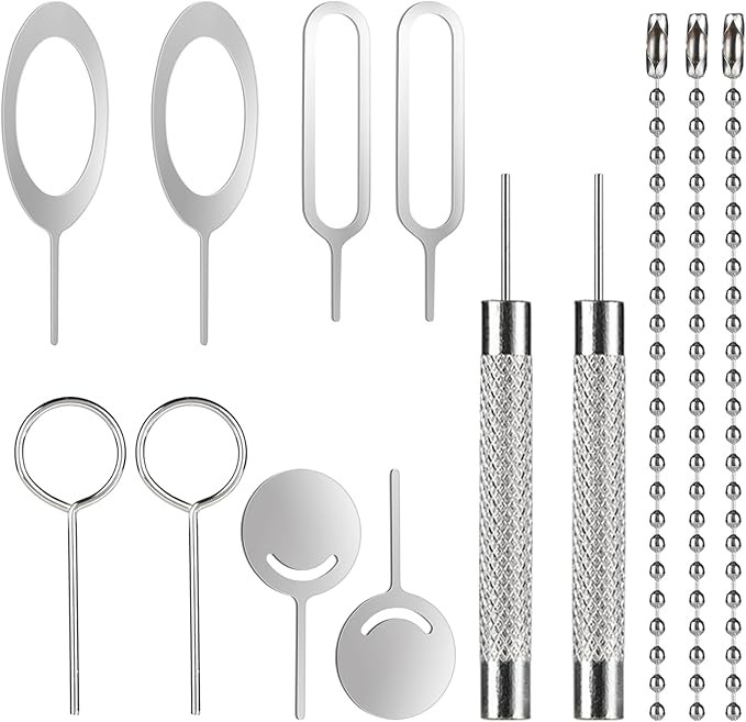 13 Pcs Sim Card Removal Tool Sim Card Tool Sim Ejector Tool iPhone Sim Card Removal Tool Sim Eject Tool Smooth and Burr-Free for All Cell Phones