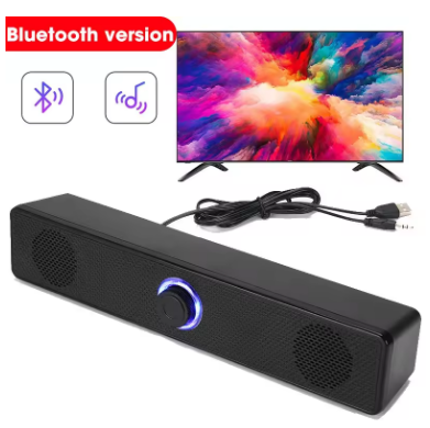 COOMAER Bluetooth 4D Surround Speaker Home Theater Sound System Computer Soundbar For TV Subwoofer Wired Stereo Strong Bass